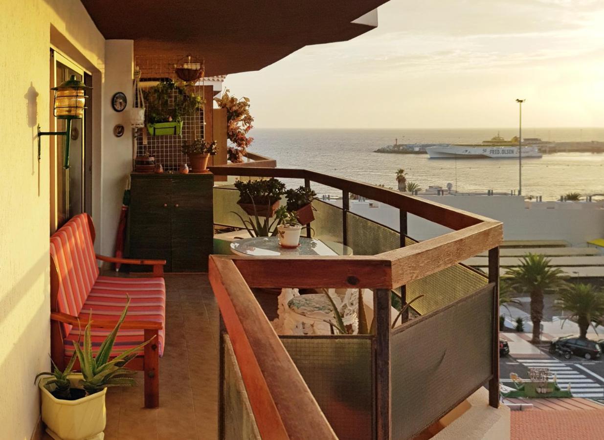 Jardin Canario Primera Linea De Playa 洛斯克里斯蒂亚诺斯 外观 照片