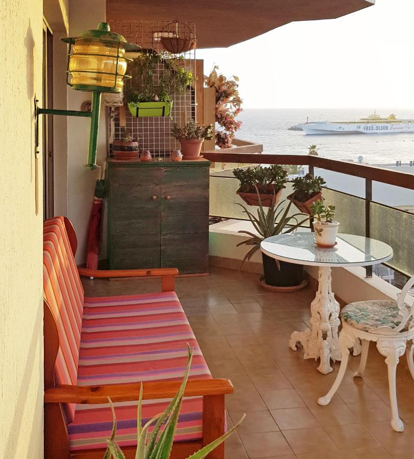 Jardin Canario Primera Linea De Playa 洛斯克里斯蒂亚诺斯 外观 照片