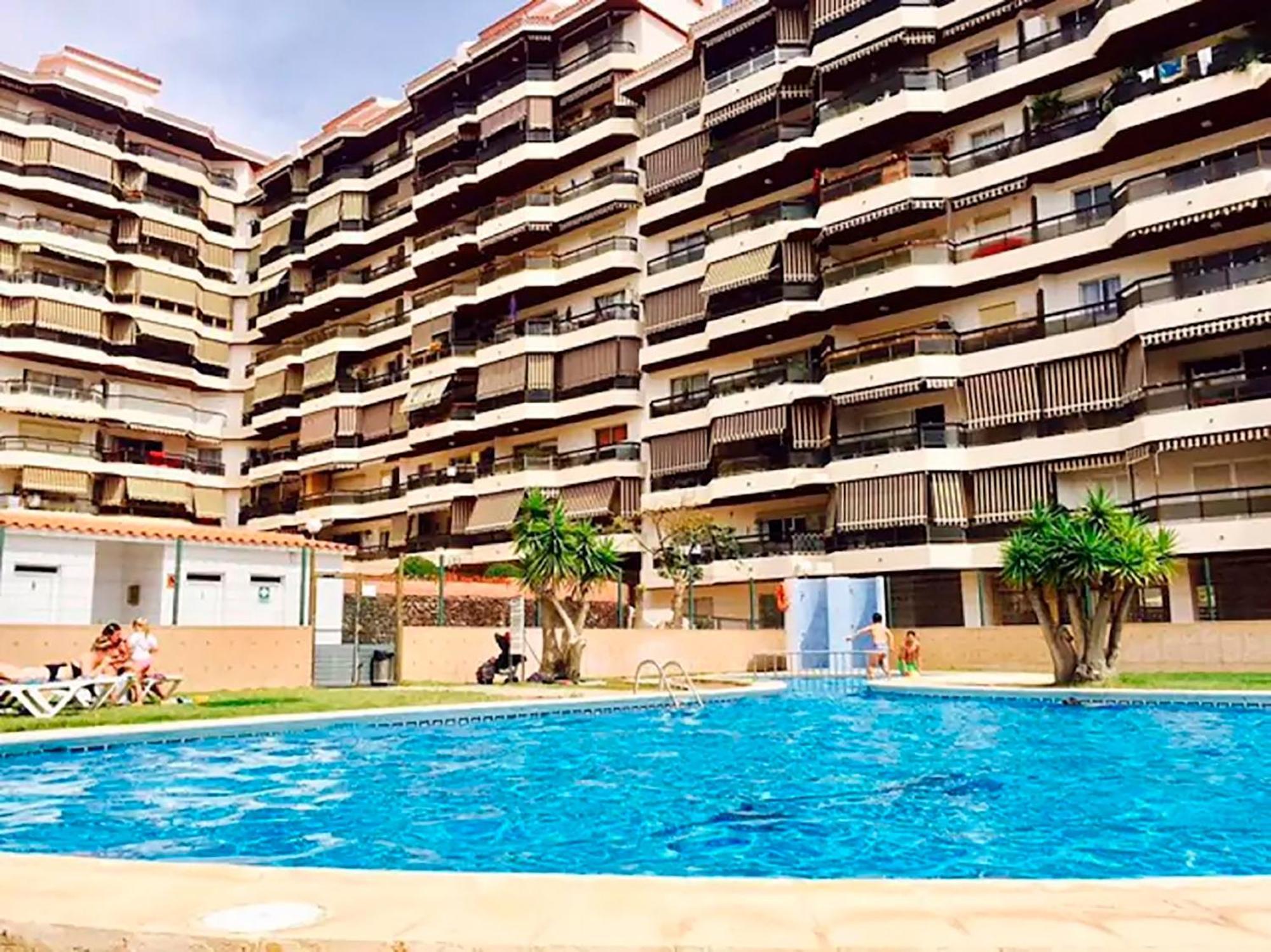 Jardin Canario Primera Linea De Playa 洛斯克里斯蒂亚诺斯 外观 照片